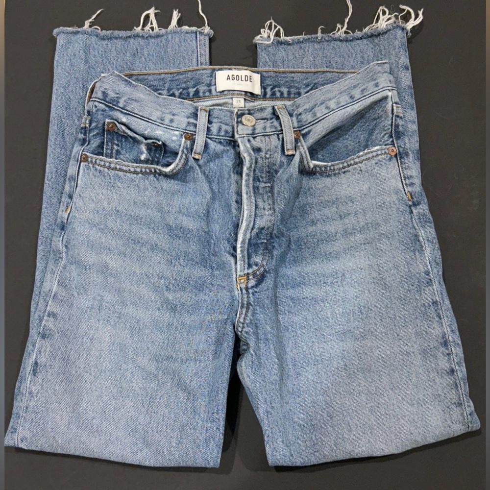 Agolde 90s fit distressed Jean Size 24